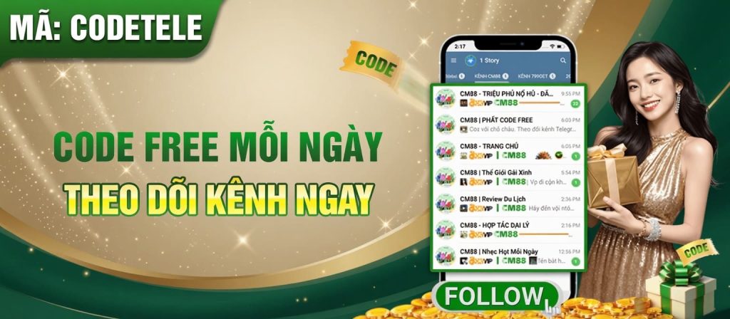 Code Free Mỗi Ngày Tại CM88